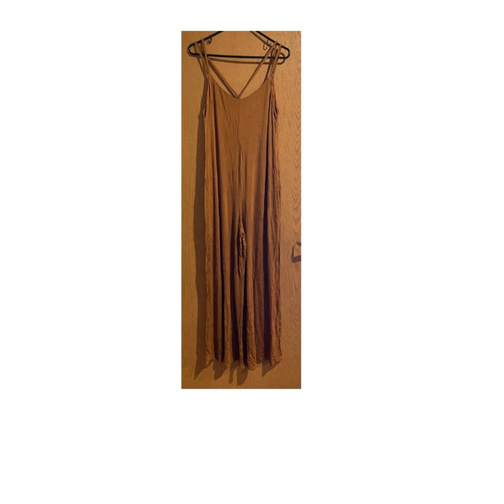 SALE🎈NWOT NEVER WORN MUSTARD ONE PIECE SUPER SOFT JUMPSUIT WITH POCKETS! - Picture 9 of 12
